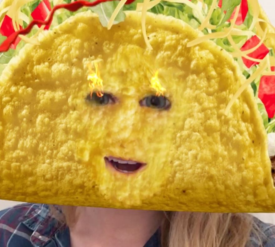 taco bell snapchat