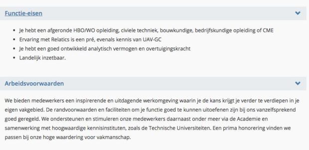 hoe vacatures er uitzien