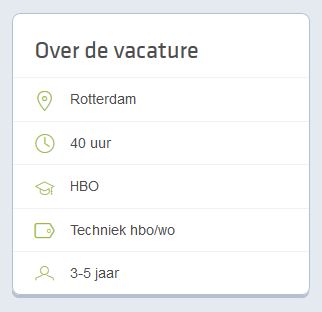 stedin vacature informatie