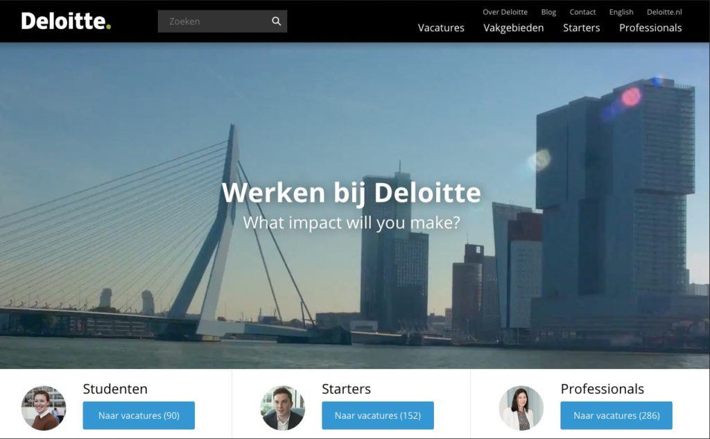 dw werken bij deloitte recruitmentsites