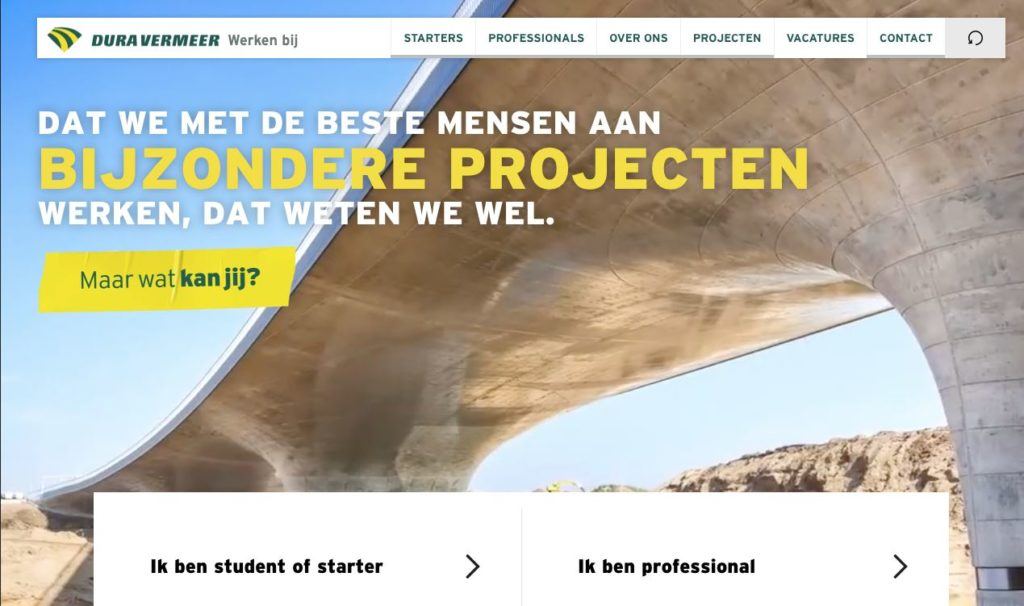 dw werken bij dura vermeer