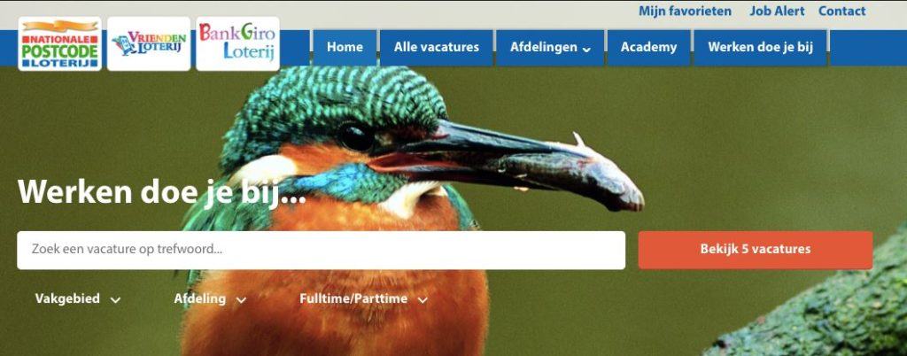 dw werken bij loterij recruitmentsites