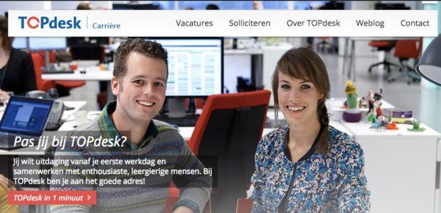 dw werken bij topdesk recruitmentsites