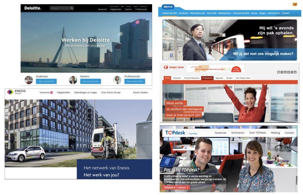 digitaal werven 5 recruitmentsites