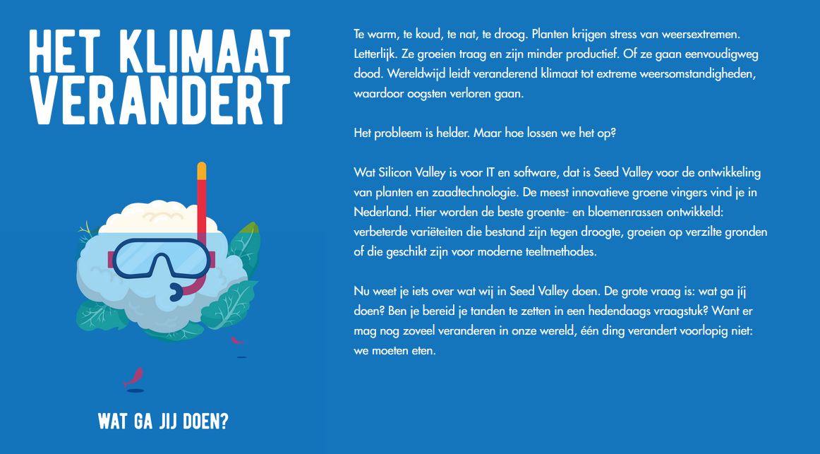 seed valley klimaat