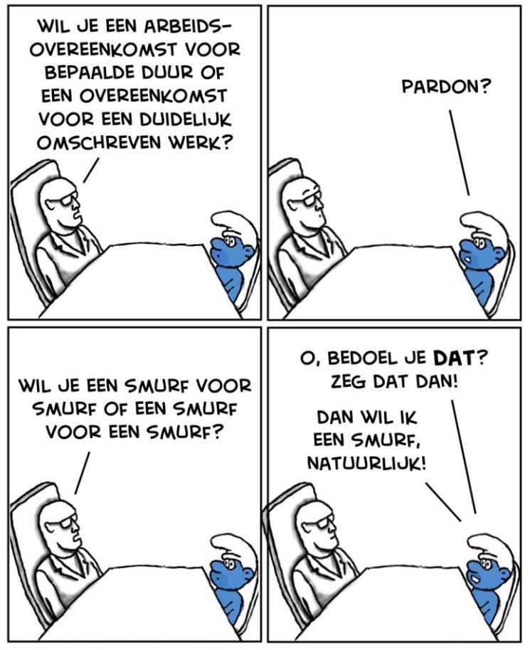 cartoon van de maand