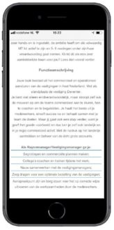 vacature lappen tekst beeld