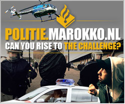 Banner van de Politie op Marokko.nl