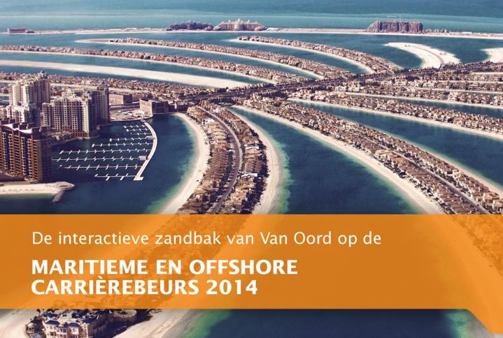 Hoe Van Oord communiceert via een zandbak