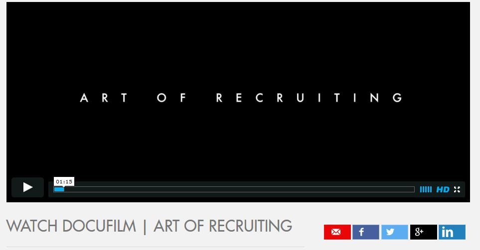 Kijken: mooie documentaire over The Art of Recruiting