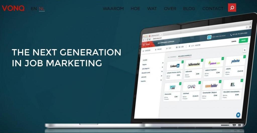 VONQ lanceert 'Intelligent Job Marketing Platform'