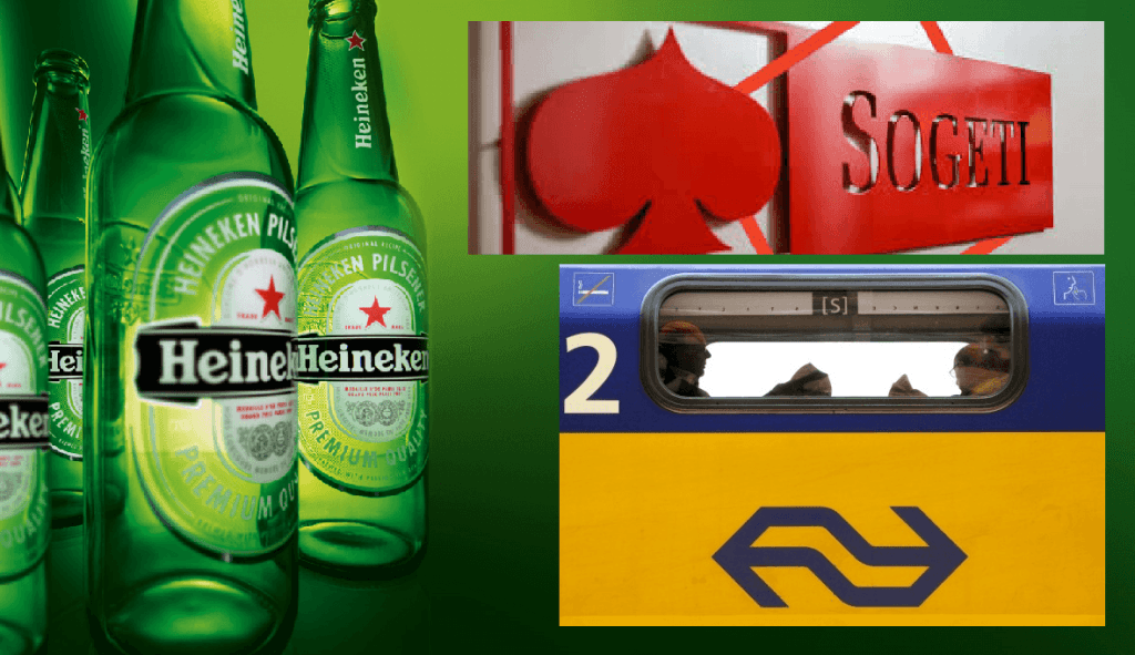 Heineken, NS, en Sogeti zijn best beoordeelde bedrijven van Nederland