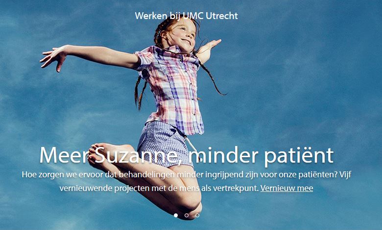 UMC Utrecht ‘scrumt’ zichzelf naar nieuwe vacaturesite