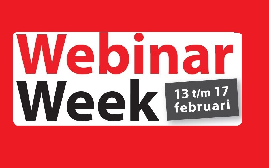 Al bijna 3.000 inschrijvingen voor Webinar Week. En er kan nog meer bij…