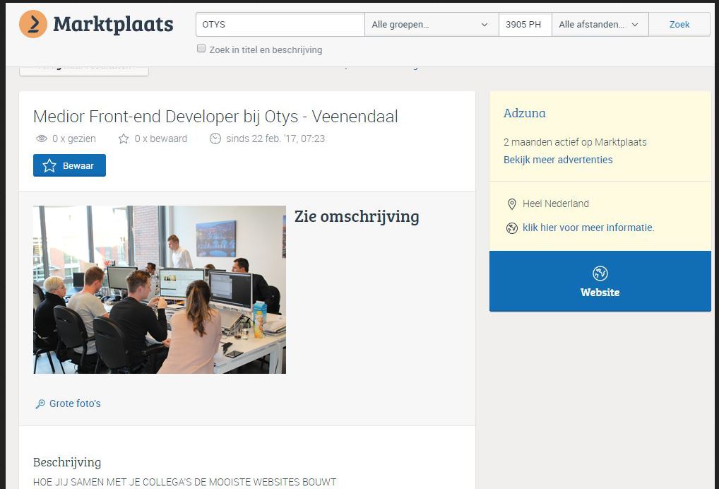 De slimme samenwerking die van Marktplaats een nóg groter vacatureplatform maakt (OTYS)