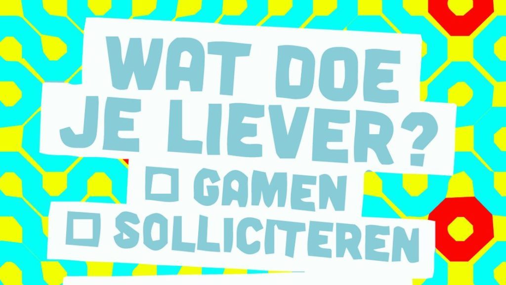 Wat doe je liever: gamen, of solliciteren? (PlaytoWork)