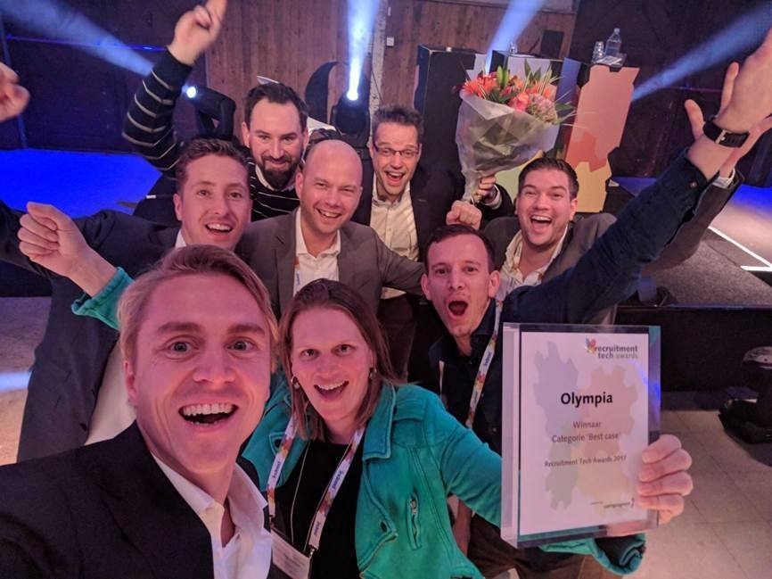 Recruitment Tech Awards van 2017 zijn prooi voor Olympia en OnRecruit