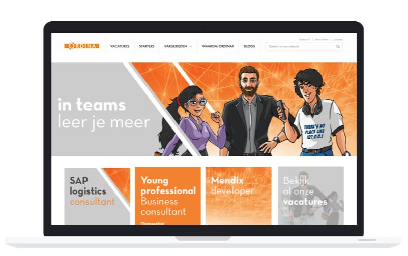 Over het superhelden-teamgevoel waarmee Ordina nieuw ict-talent wil verleiden