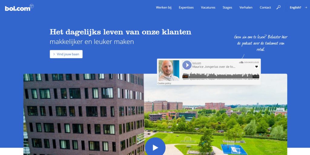 Wat de nieuwe wervingssite van Bol.com zo goed maakt