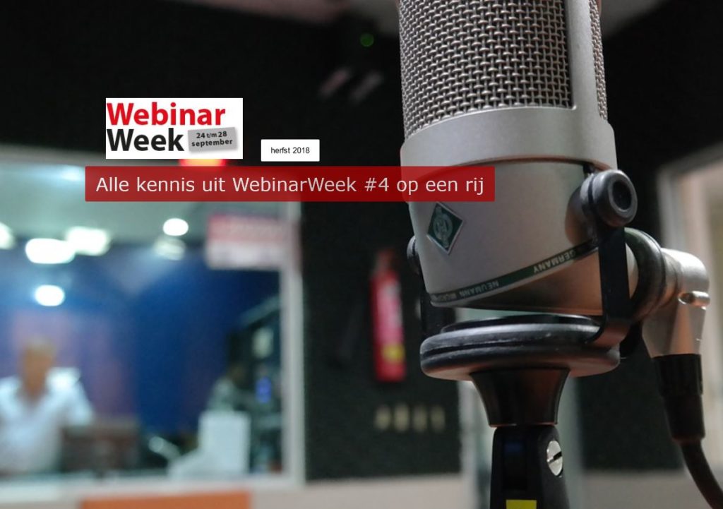 Alle kennis uit de meest recente Webinar Week, handig op een rij