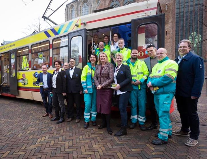 Campagne van de week: hoe een tram de Haagse ambulancezorg helpt