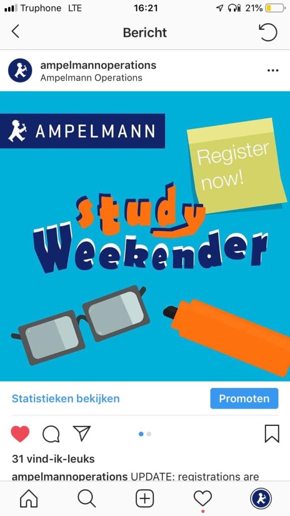 Ampelmann Study Weekender (inzending Ampelmann Operations)