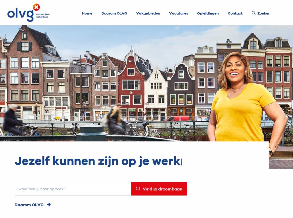 OLVG maakt het verschil in Amsterdam met employer brand & recruitment site (inzending OLVG)