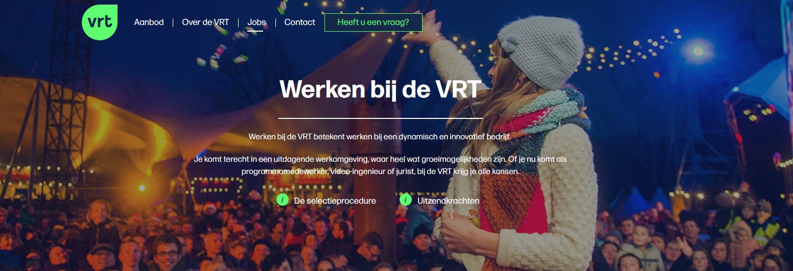 werken bij de vrt