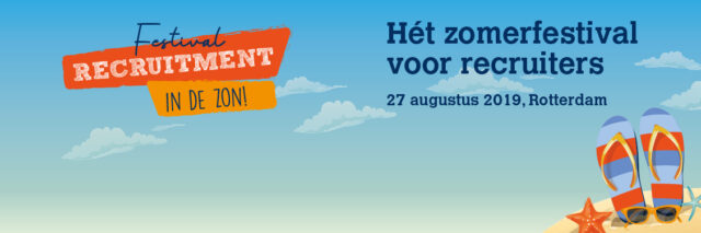 mede-werver recruitment festival in de zon