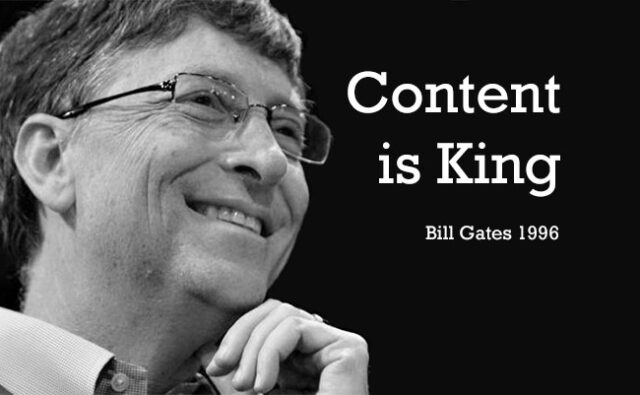 content is king