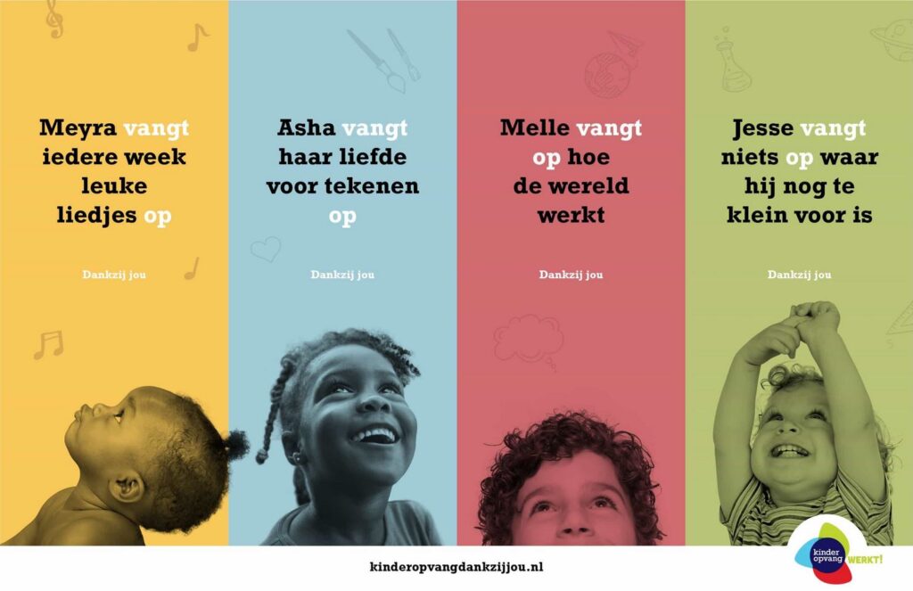 Campagne van de week: hoe de Kinderopvang het begrip ‘opvang’ meer betekenis geeft