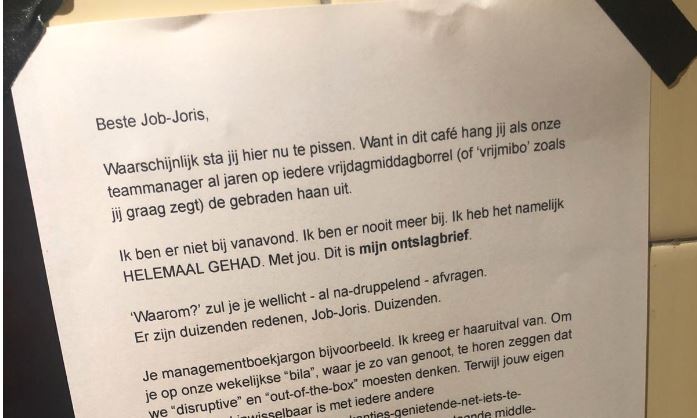 Hoe Sophie haar baas Job-Joris keihard in de zeik zette (oftewel: een geslaagde viral-actie maak je zó)