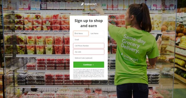 instacart kwart miljoen mensen