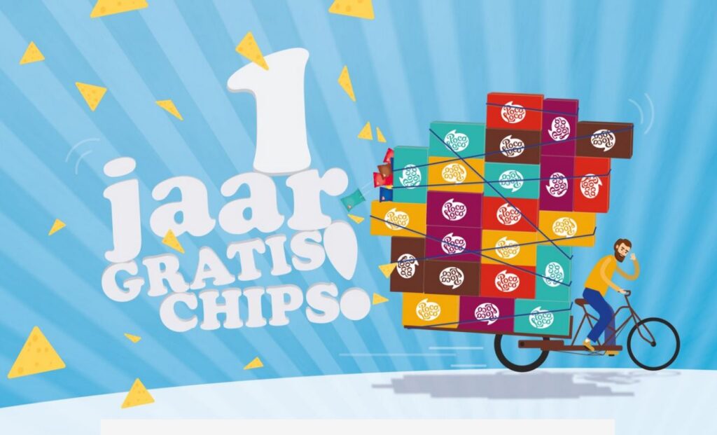 ‘Vetste referral-bonus ooit’: een jaar lang gratis chips