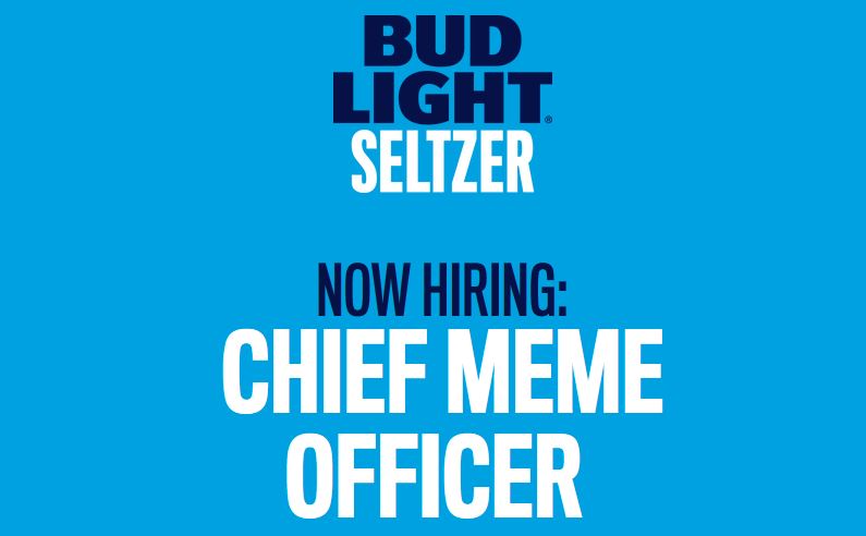 Feel Good Friday: hoe Bud Light een professionele meme-maker zoekt