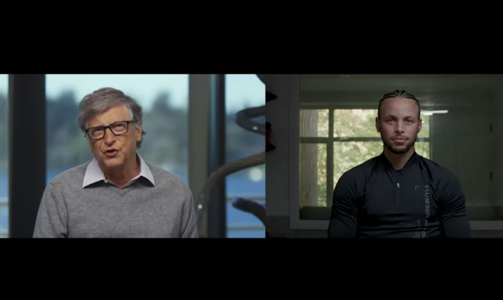 Feel Good Friday: kijk hoe Bill Gates solliciteert bij NBA-ster Stephen Curry