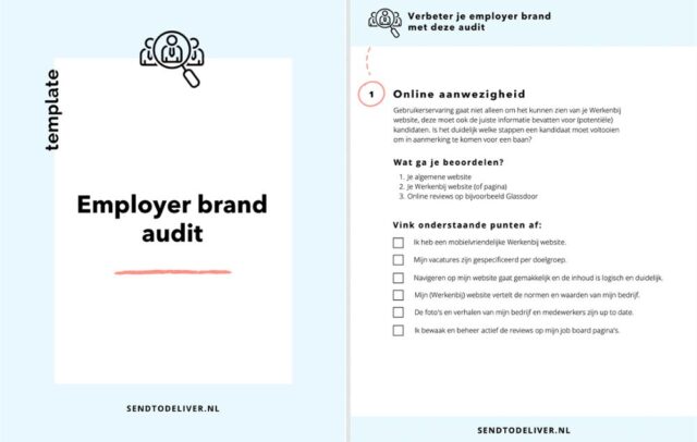 employer brand audit template