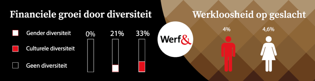 Werf& Statistieken Diversiteit & Inclusiviteit internationale vrouwendag