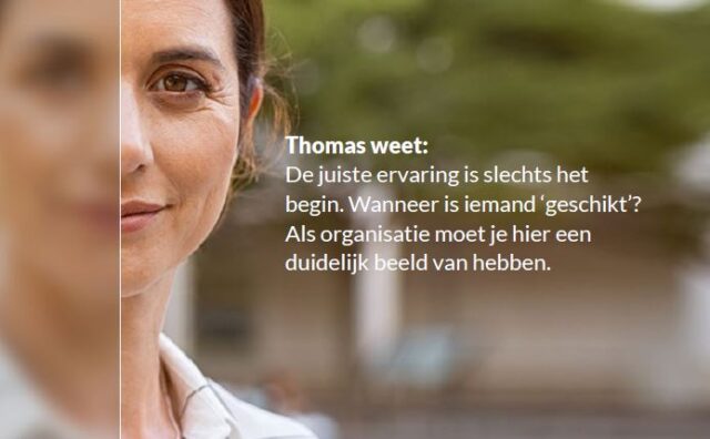 thomas weet cv niet geschikt