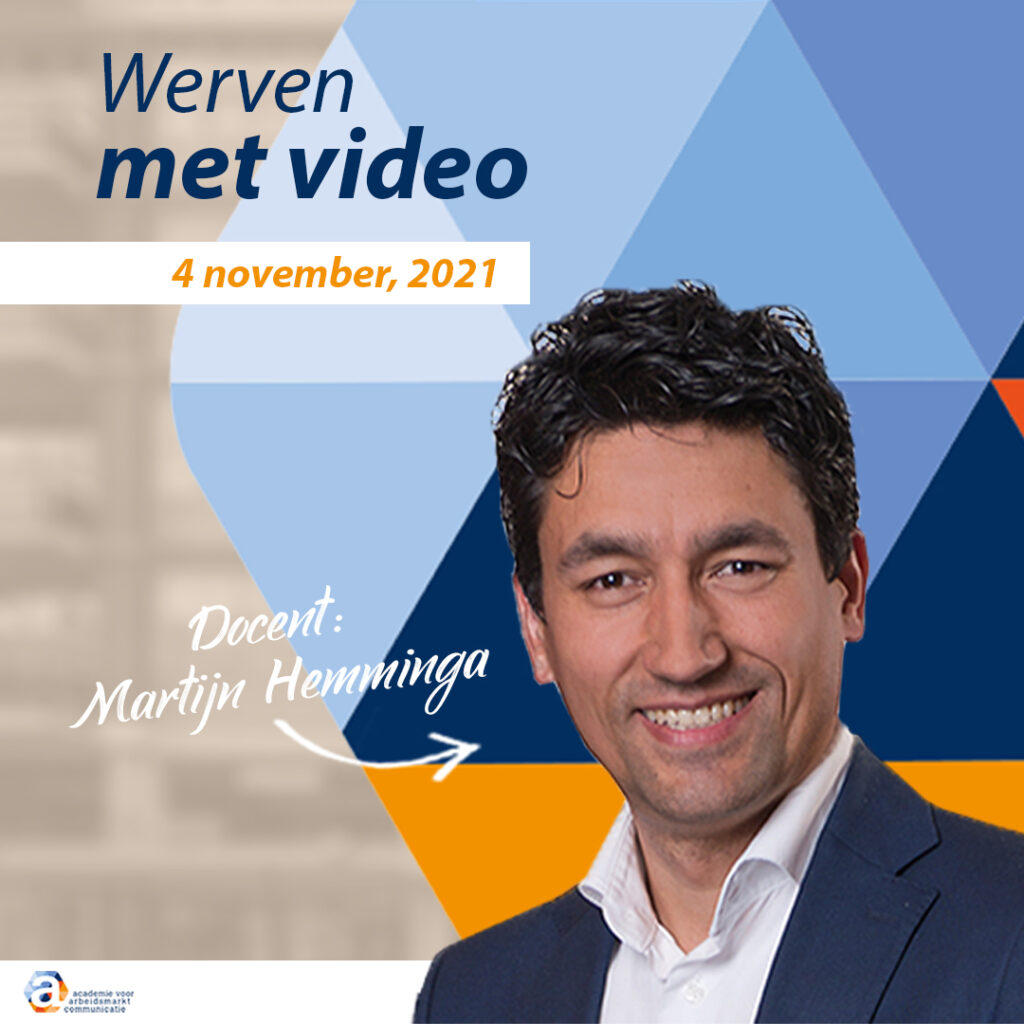 Advertorial: Masterclass Werven met Video november 2021