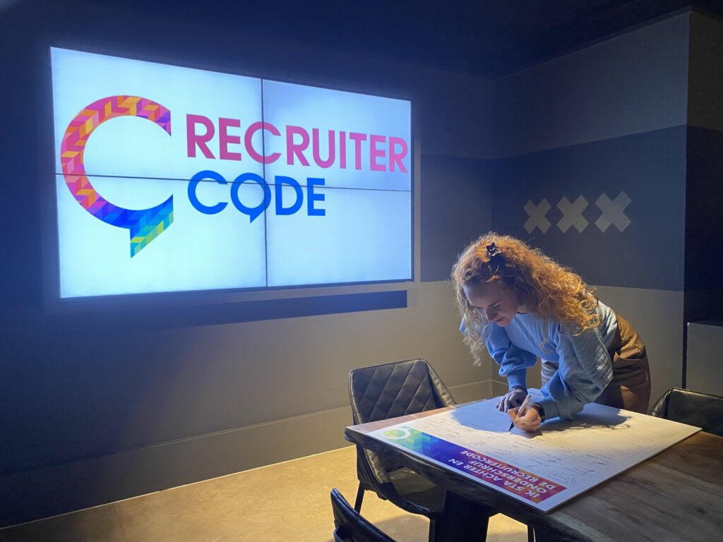 Recruitercode wil volgend jaar naar minimaal 500 ondertekenaars