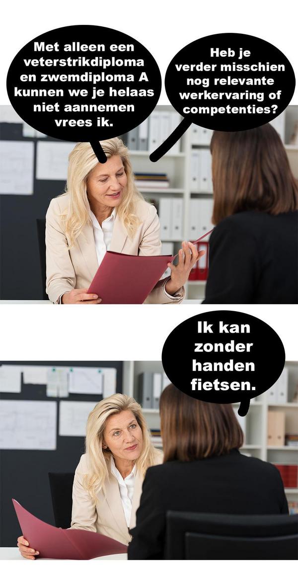 Kakhiels zonder handen