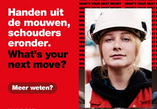 Handen uit de mouwen, schouders eronder (inzending Mammoet)