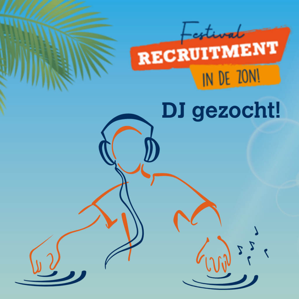 Een line-up met Recruitment DJ’s op vrijdag 16 september