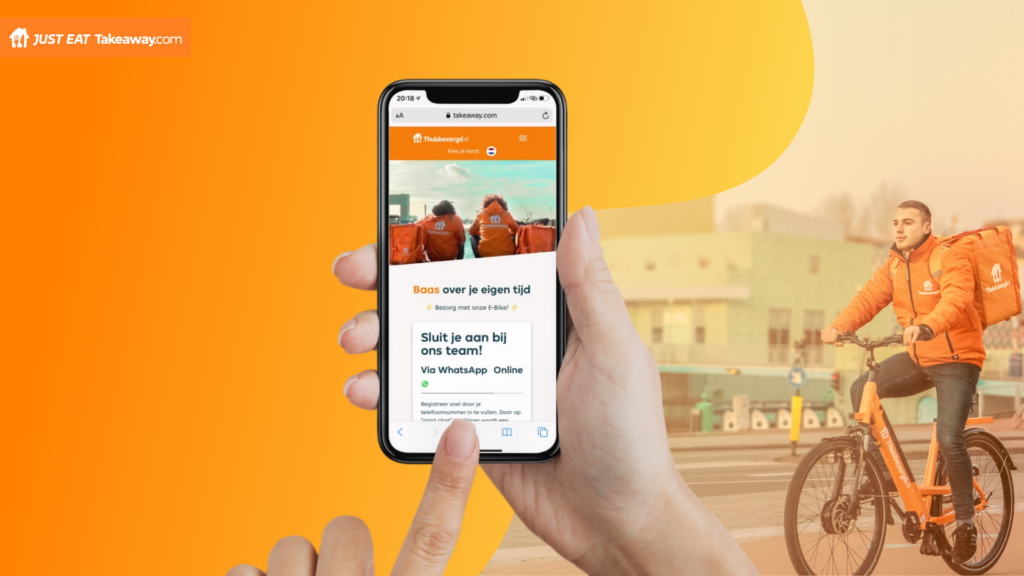Verpletter je conversie met een hybride Whatsapp-oplossing (Inzending Just Eat Takeaway)