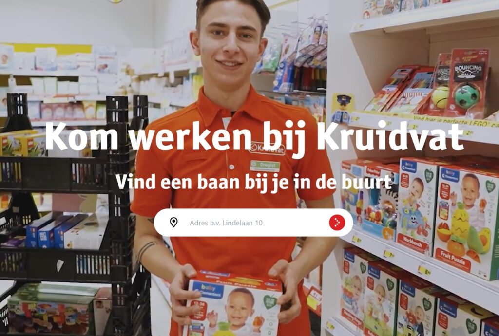 Solliciteren bij Kruidvat doe je voortaan meteen in je eigen buurt