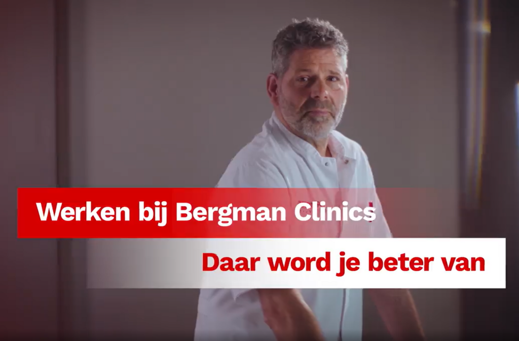 De drieluiken waarmee Bergman Clinics zich laat zien in zijn eerste arbeidsmarktcampagne ooit