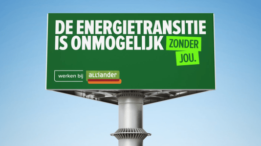 De energietransitie is een heel grote opgave. Maar zonder jou wordt het echt onmogelijk, stelt Alliander in een nieuwe campagne.