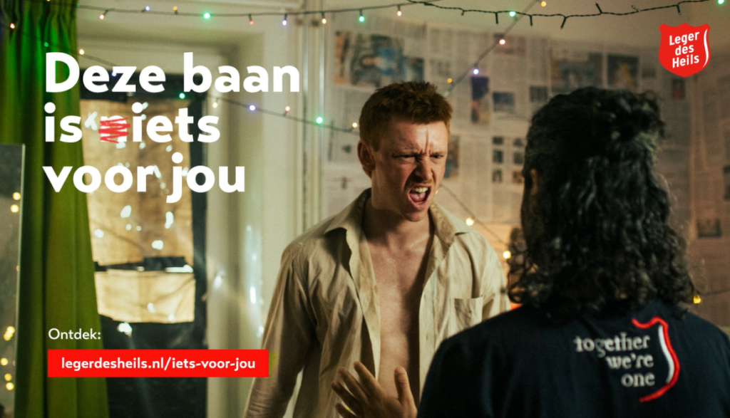 Deze baan is (n)iets voor jou (inzending Leger des Heils)