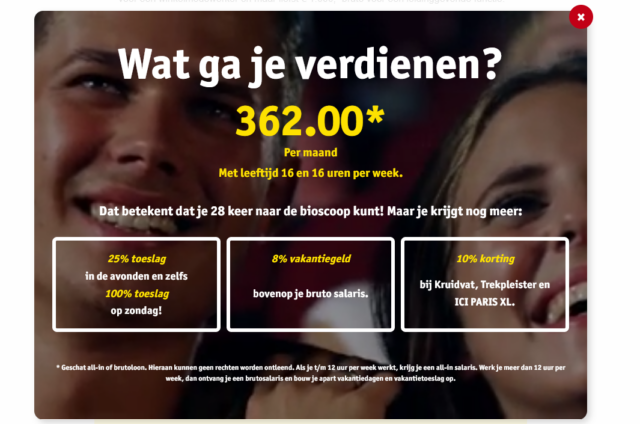 Evenals voorgaande jaren is Albert Heijn ook dit jaar de meest favoriete werkgever voor een bijbaan, gevolgd door Jumbo. Kruidvat is de top-3 binnen gedenderd (vanaf plek 10), terwijl McDonald’s en de Politie de top-5 completeren.